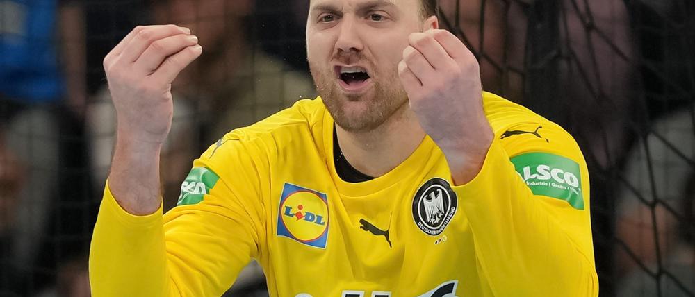 DHB-Keeper Andreas Wolff kritisiert zu viel Schauspielerei im Handball-Sport. (Archivbild)