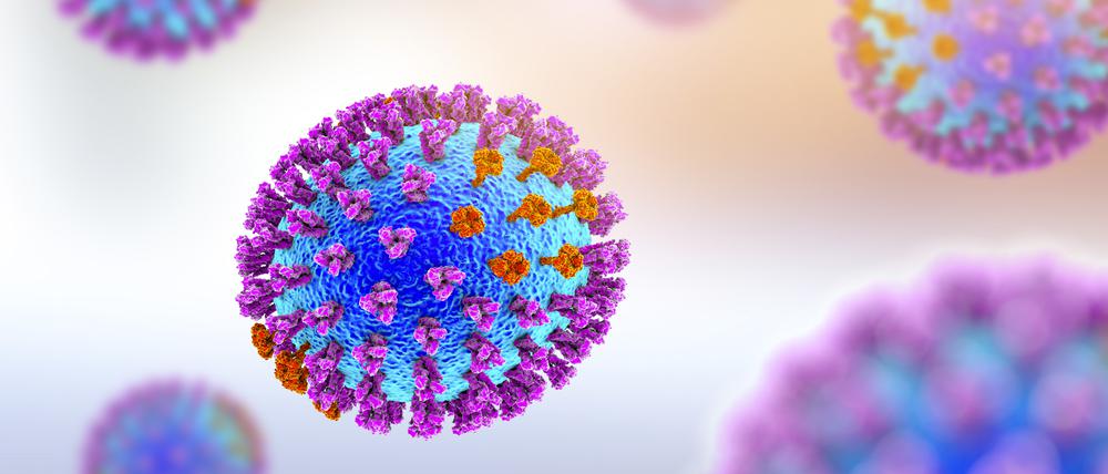 Darstellung von Influenza-Viren