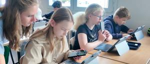 Schulunterricht mit bettermarks.