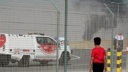 Der Pilot kam nach offiziellen Angaben bei dem Unglück ums Leben.