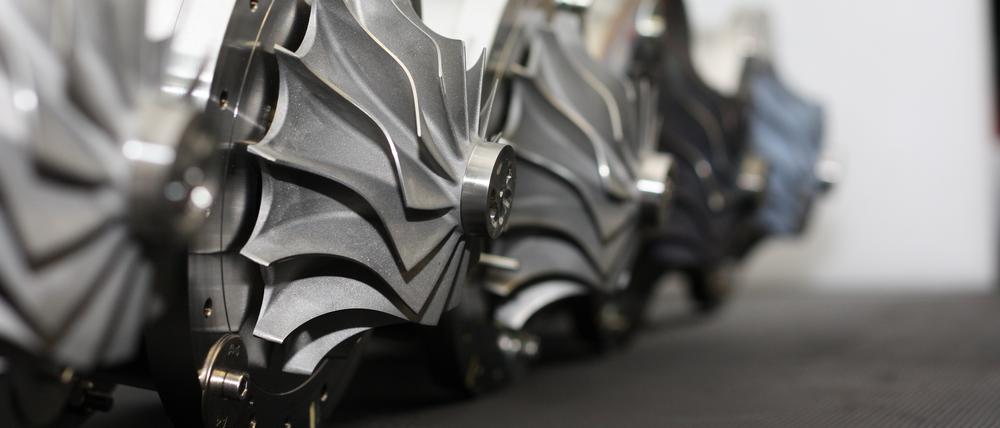  Die Mikrogasturbinen der Cottbuser Pyropower GmbH.