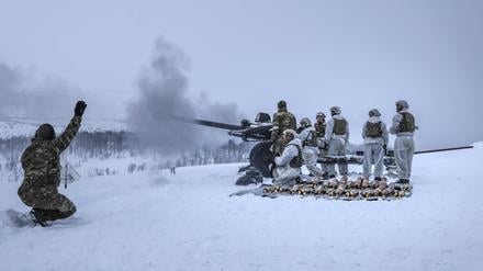Übungen im eisigen Norden: Nato-Truppen in Norwegen.