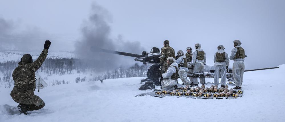 Übungen im eisigen Norden: Nato-Truppen in Norwegen. 