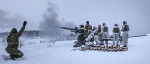 Übungen im eisigen Norden: Nato-Truppen in Norwegen.