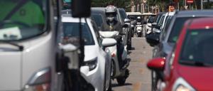 Im Zentrum Palmas gibt es seit Jahresbeginn eine Umweltzone, in die Urlauberautos mit ausländischem Kennzeichen - auch wenn sie schadstoffarm oder sogar elektrisch sind - nicht einfahren dürfen. (Archivbild) 