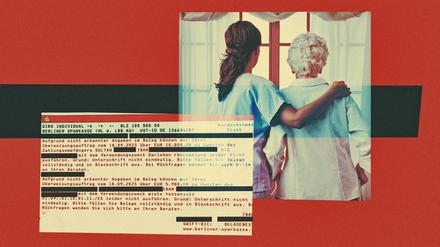 In Briefen legte die Sparkasse dar, warum sie Geld an den Pflegedienst zurückgebucht hat.