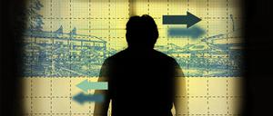 Montage ausschließlich für die Geschichte zur Enteignungen in der Ukraine