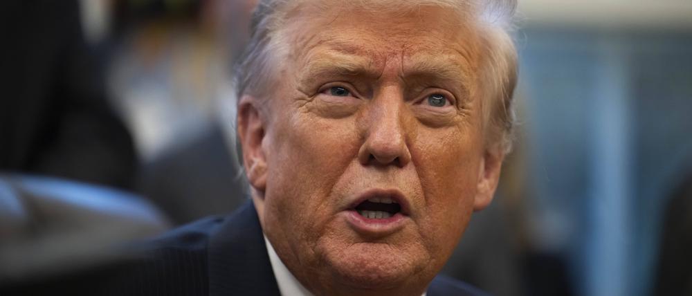 Wurde von einer Schweizer Delegation reich beschenkt: US-Präsident Donald Trump.