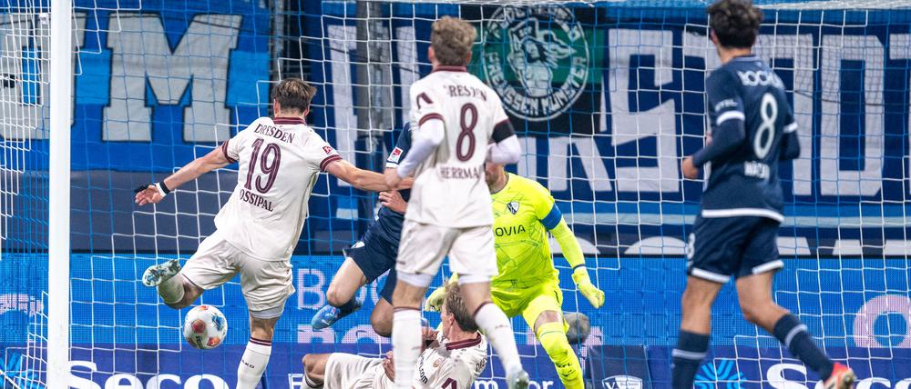 Alexander Rossipal erzielte den Führungstreffer für Dresden.
