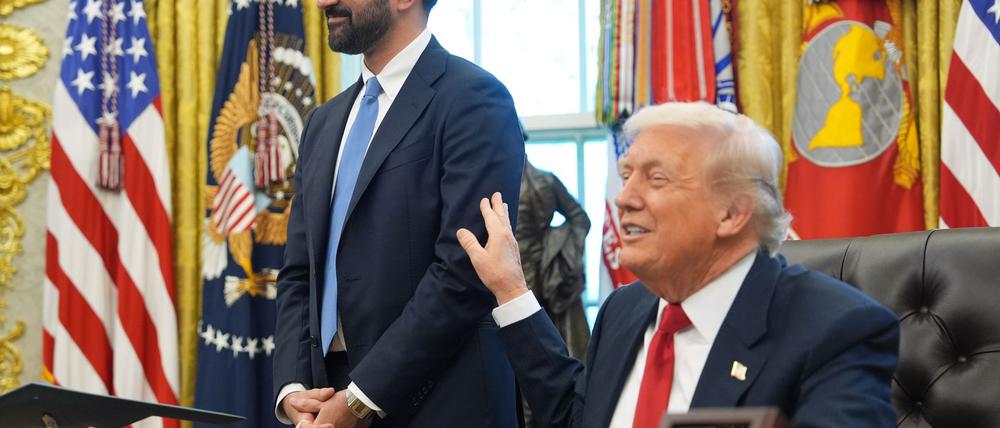 Trump schien von Mamdani begeistert. 