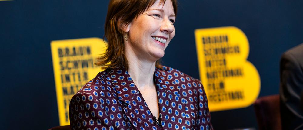 Schauspielerin Sandra Hüller beim Braunschweig International Film Festival: Sie wurde dort als Stargast mit dem Hauptpreis ausgezeichnet. (Archivbild)