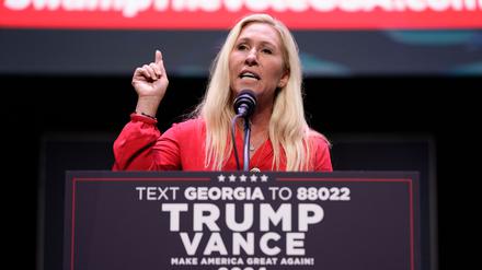 Vergangenes Jahr machte die Hardlinerin noch eifrig Wahlkampf für Trump. 