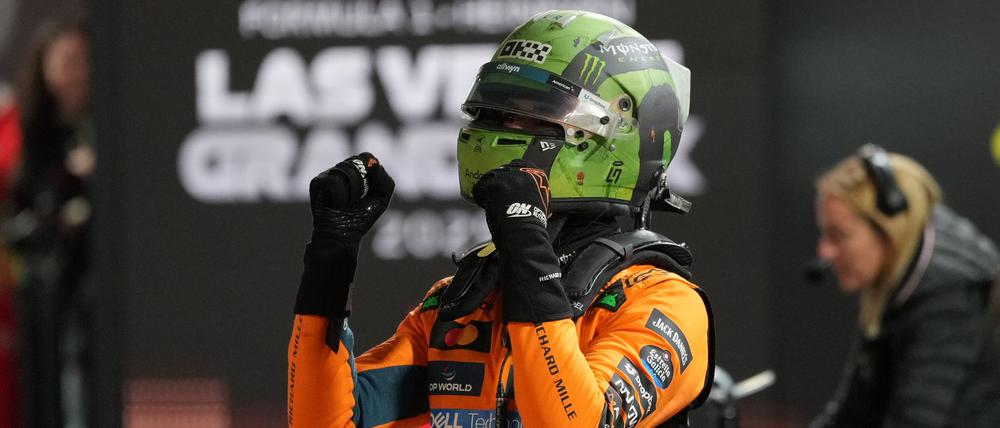 Jubelte über die Pole Position: Lando Norris.
