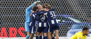 Eine verschworene Einheit. Die Berliner verteidigen gemeinsam. Das ist die Basis des Erfolgs.