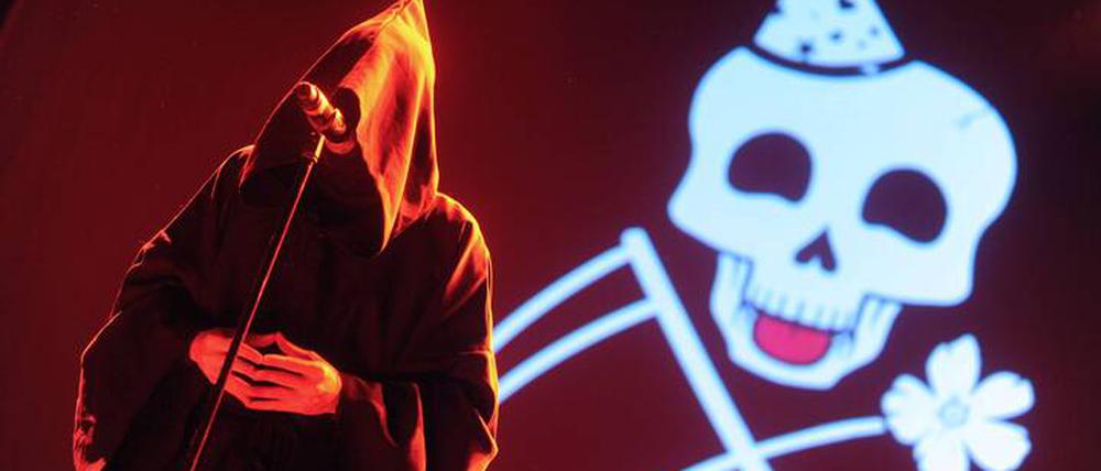 Der Comedian „Der Tod“ bei einem Auftritt 2015. (Archivbild)