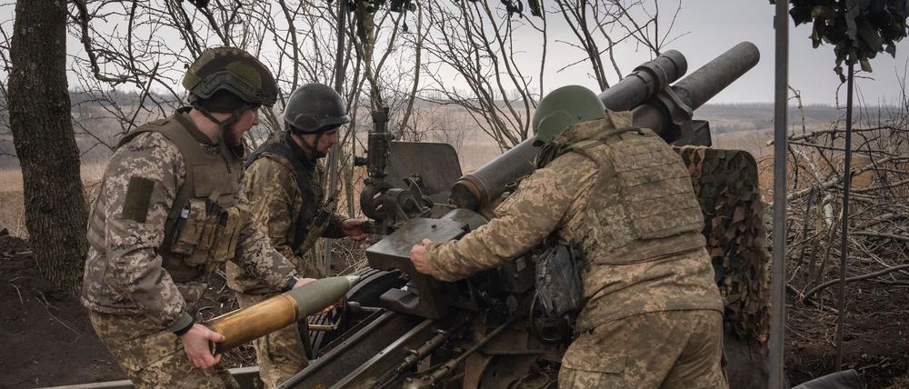 Ukrainische Soldaten.