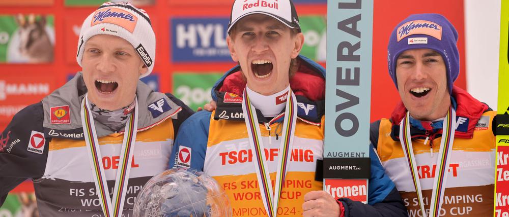 Österreichs Trio ist zum Weltcup-Auftakt vorne. (Archivbild)