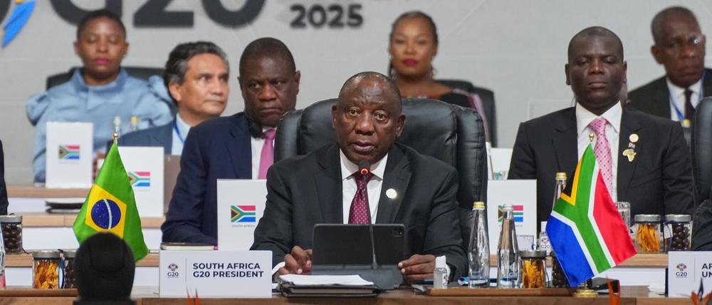 Trotz des US-Boykotts kann der südafrikanische Präsident Cyril Ramaphosa beim G20-Gipfel in Johannesburg punkten.