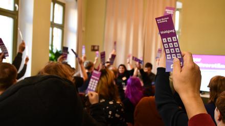 Bei der Gründung der BAG Shalom in Halle an der Saale