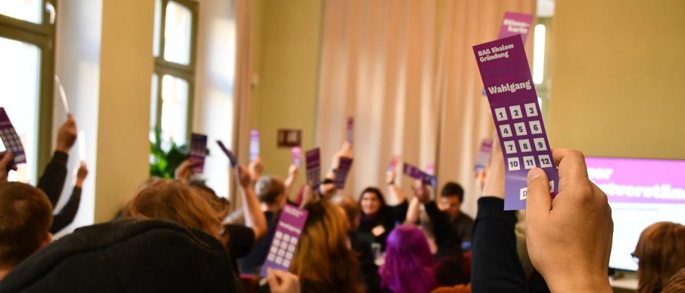 Bei der Gründung der BAG Shalom in Halle an der Saale