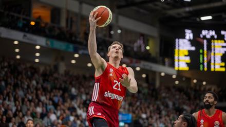 Justus Hollatz und der FC Bayern Basketball erlebten in Ulm ein ganz enges Spiel. (Archivfoto)