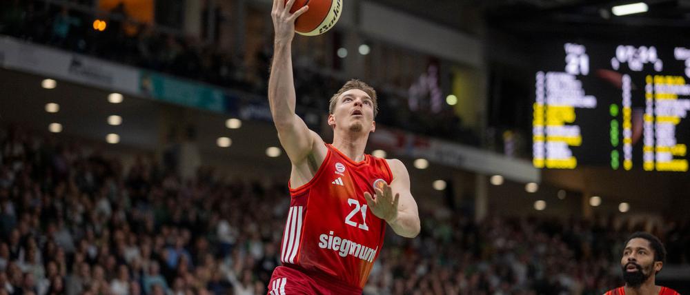Justus Hollatz und der FC Bayern Basketball erlebten in Ulm ein ganz enges Spiel. (Archivfoto)
