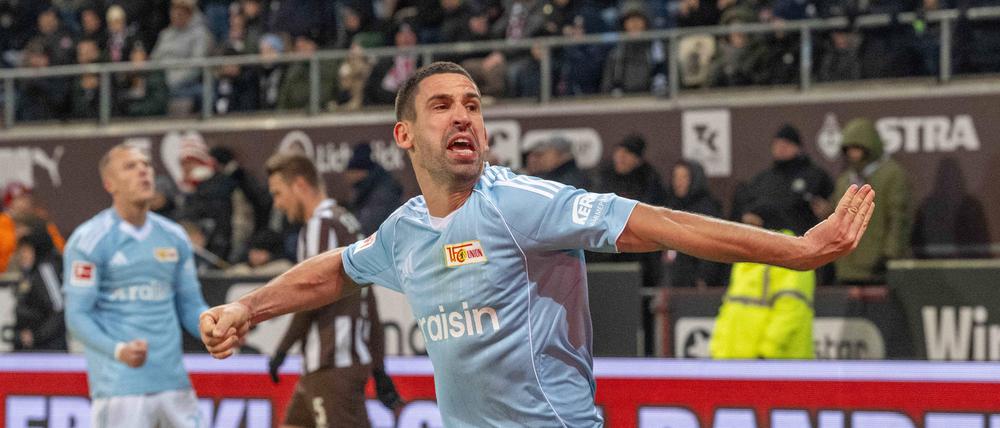 Rani Khedira erzielte in Hamburg sein zweites Saisontor.