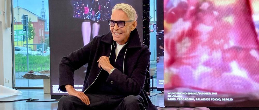 Wolfgang Joop (81) freut sich über die Ausstellung zu seinem Lebenswerk, die im Kunstraum Potsdam gezeigt wurde. (Archivbild)