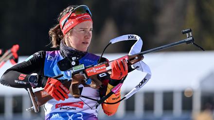 Sophia Schneider muss zunächst im zweitklassigen IBU-Cup antreten. (Archivfoto)