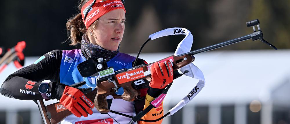 Sophia Schneider muss zunächst im zweitklassigen IBU-Cup antreten. (Archivfoto)