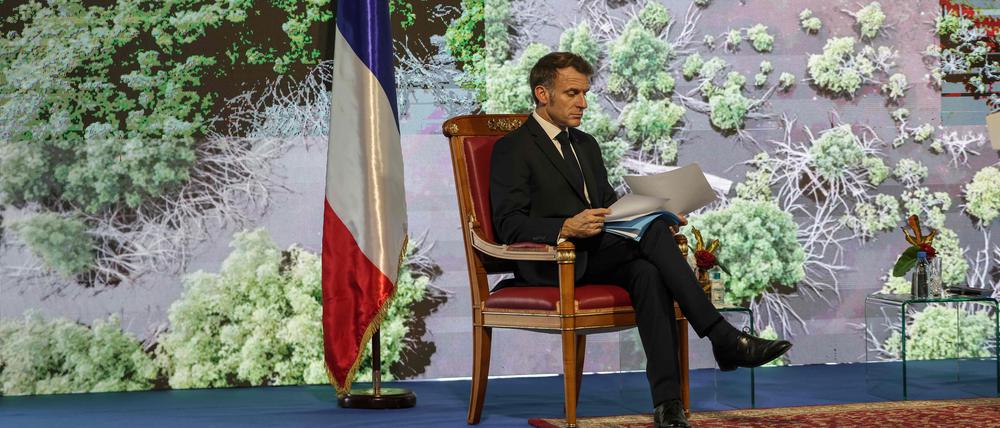 In „seinem“ Land sehen die Deutschen ihren wichtigsten Verbündeten: Frankreichs Präsident Emmanuel Macron.