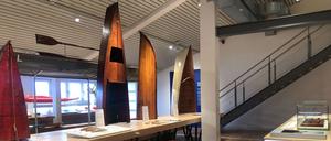 2: Blick in den Ausstellungsraum im Wassersportmuseum GrünauCredit: Julia Schmitz