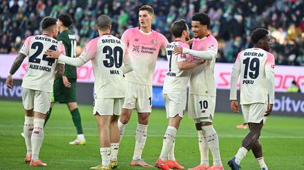 Nach dem Sieg in der Bundesliga gegen Wolfsburg wartet auf Bayer Leverkusen gegen Manchester City ein echter Härtetest. 