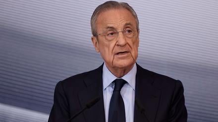 Kämpft weiter für eine Superliga in Europa: Real Madrids Präsident Florentino Pérez. (Archivfoto)