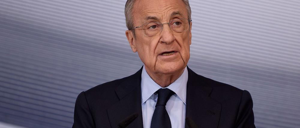 Kämpft weiter für eine Superliga in Europa: Real Madrids Präsident Florentino Pérez. (Archivfoto)