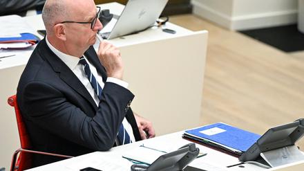 Brandenburgs Ministerpräsident Dietmar Woidke (SPD) äußert sich zur internen Krise der BSW-Landtagsfraktion (Archivbild).