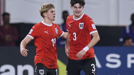 Johannes Moser (l) sorgt für den erstmaligen WM-Einzug.