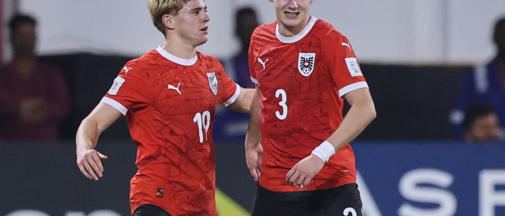 Johannes Moser (l) sorgt für den erstmaligen WM-Einzug.