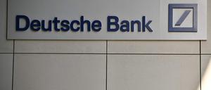 Das Logo der Deutschen Bank. 