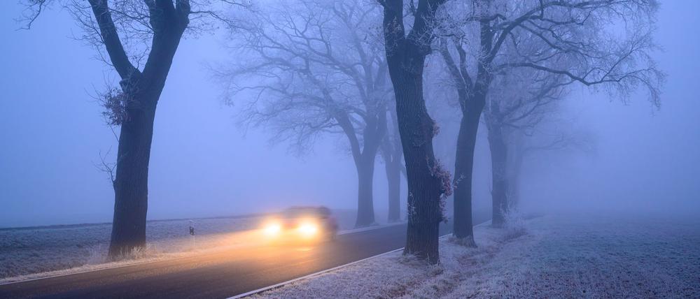 Autofahrer sollten auf den Straßen wegen Glätte besonders vorsichtig fahren. (Symbolbild)