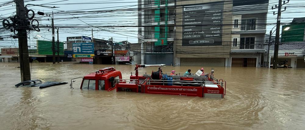 In der Provinz Songkhla in Südthailand ist die Lage katastrophal. 