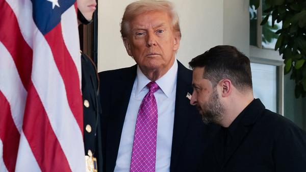 U.S. Präsident Donald Trump empfing Selenskyj im Oktober im Weißen Haus.