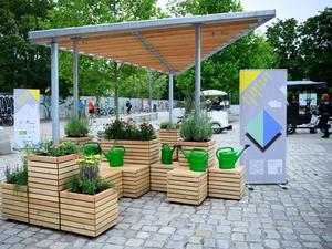 Im Juli wurde im Mauerpark Berlins erster Cooling Point vorgestellt. (Archivbild) 