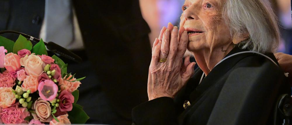 Margot Friedländer hatte am 7. Mai ihren letzten öffentlichen Auftritt in Berlin und starb am 9. Mai. (Archivbild)   