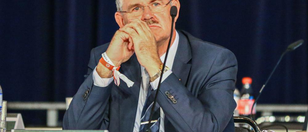 BFV-Präsident Bernd Schultz musste bei einem Antrag des BFV eine Niederlage hinnehmen. (Archivbild)
