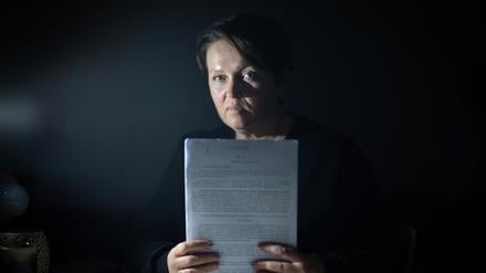 Olena Yahupova in Freiheit. 