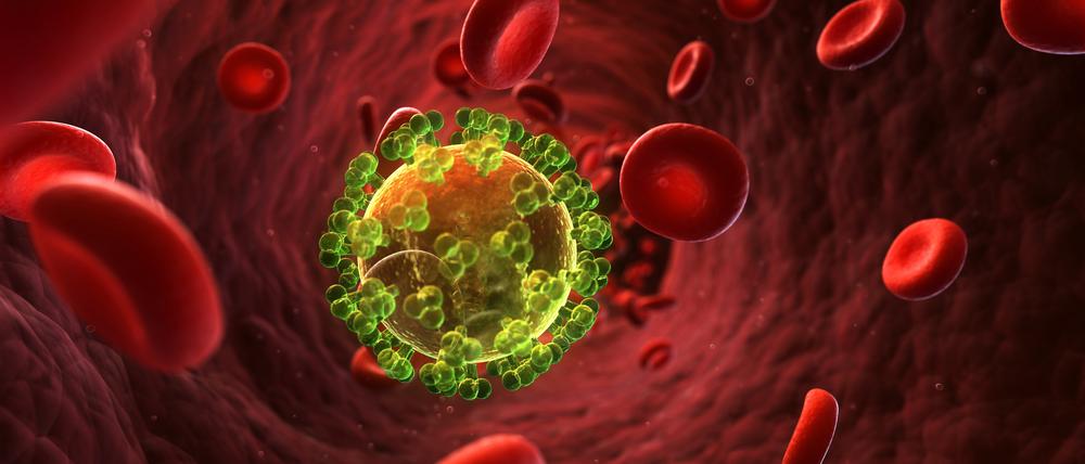 Computersimulation eines HI-Virus