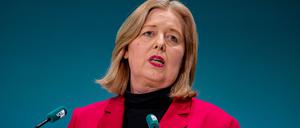 25.11.2025, Berlin: Bärbel Bas (SPD), Bundesministerin für Arbeit und Soziales, spricht beim Arbeitgebertag 2025. Foto: Fabian Sommer/dpa +++ dpa-Bildfunk +++ 