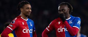 Kumpel bei Crystal Palace, Gegner in der Champions League. Eze (l.) und Olise spielen um die Tabellenführung in Europa.