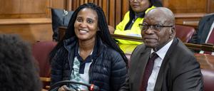 Jacob Zuma (R) und seine Tochter, Duduzile Zuma.